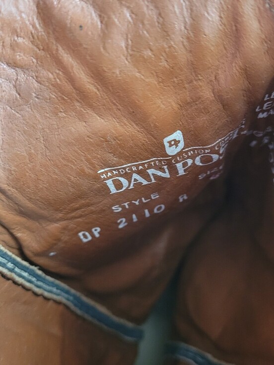 Vintage Dan Post Black Teju Lizard Men 8.5 D Cowboy Western Boots MEX MADE #2110 main image 13